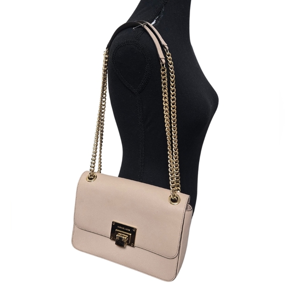 Michael Kors Tina Ballet Pink Convertible Style Purse - Picture 1 of 10